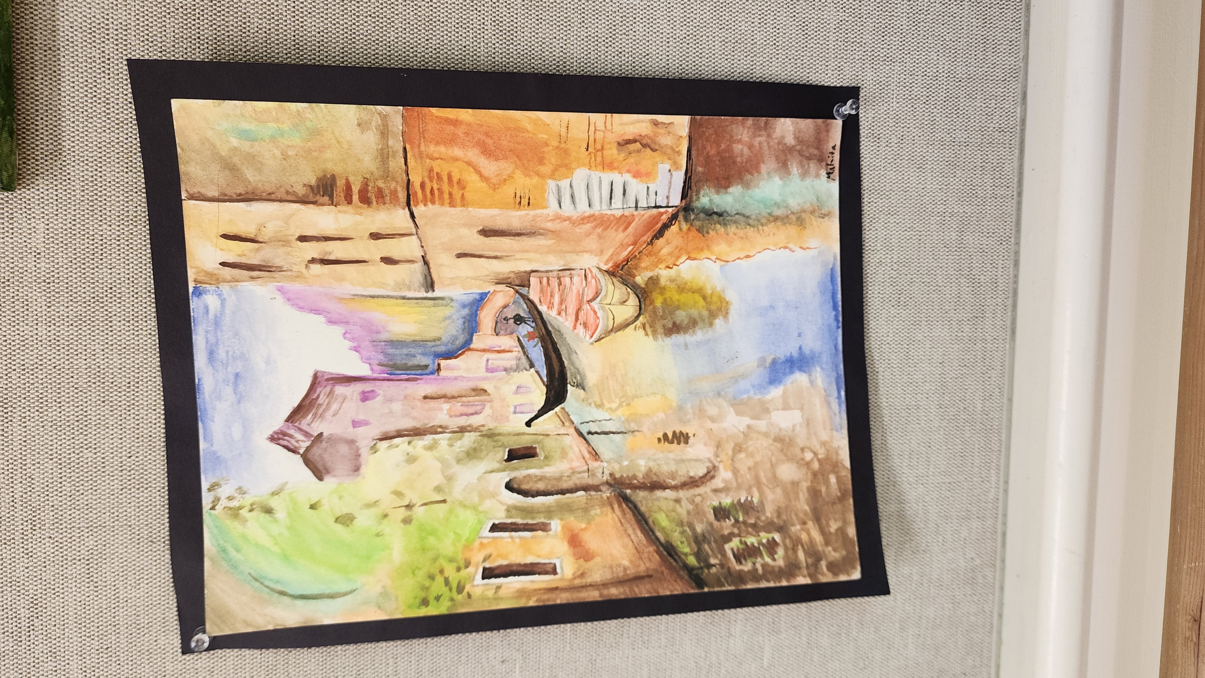 Creative artwork by students