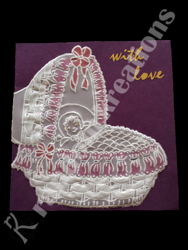 Handmade best wishes card