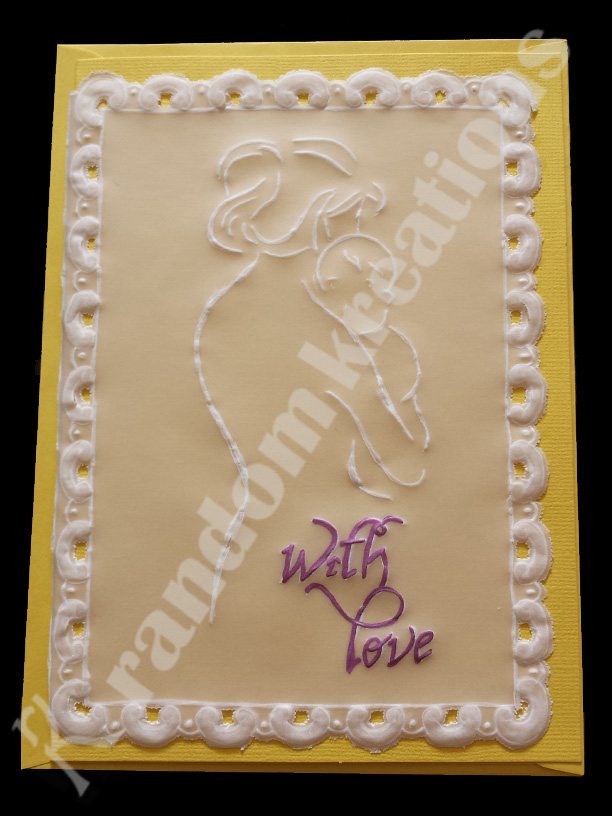Handmade best wishes card 2