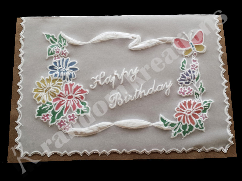 Handmade birthday card