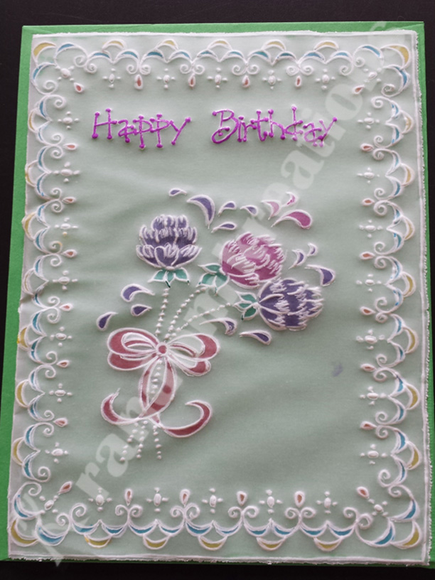 Handmade birthday card 2