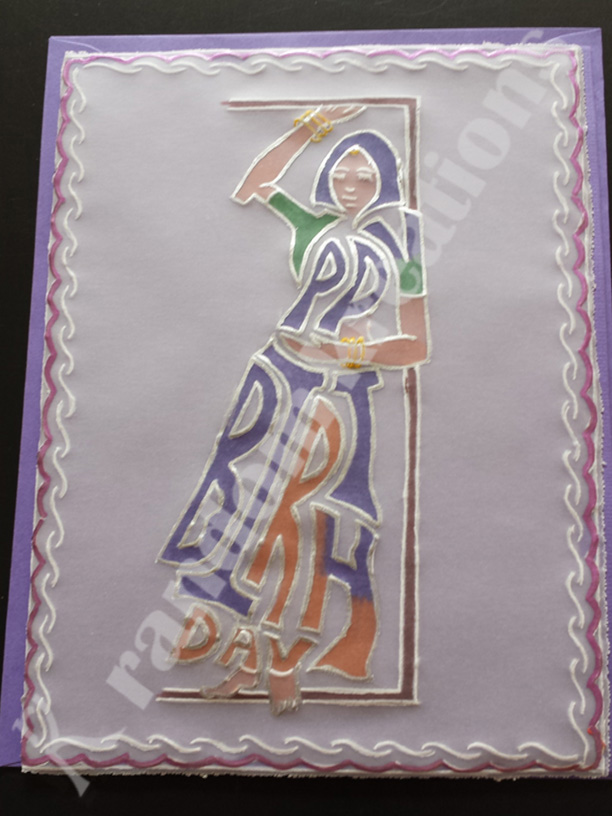 Handmade birthday card 3