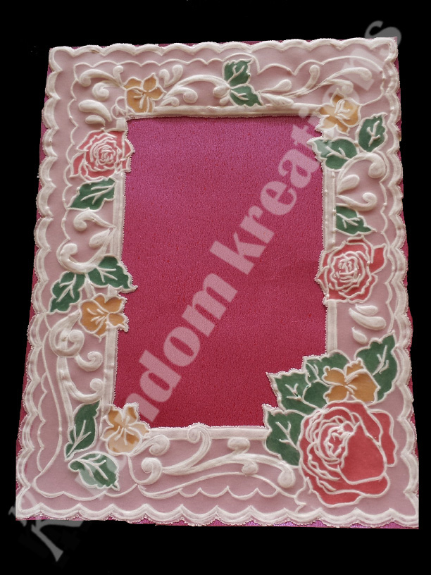 Handmade photo frame card