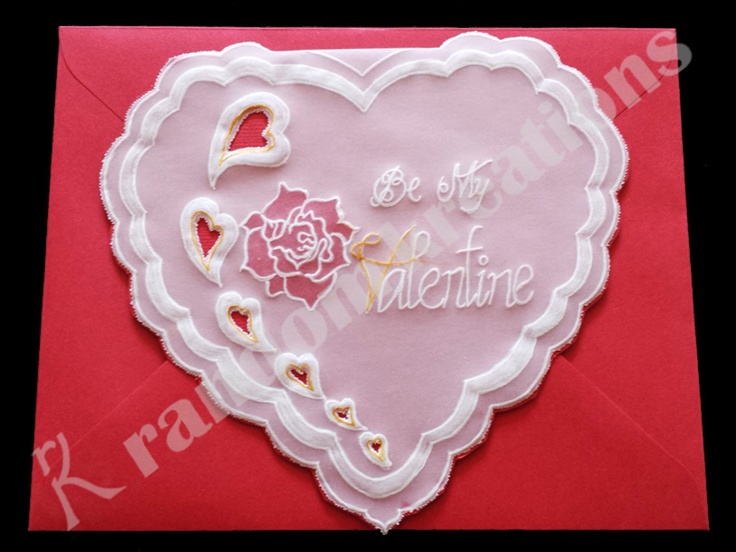 Handmade Valentine card 2
