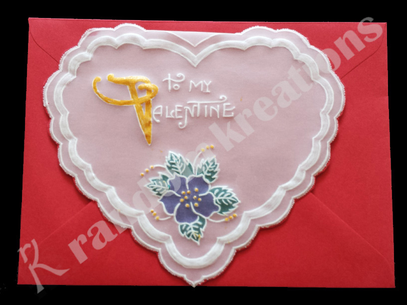 Handmade Valentine card 3