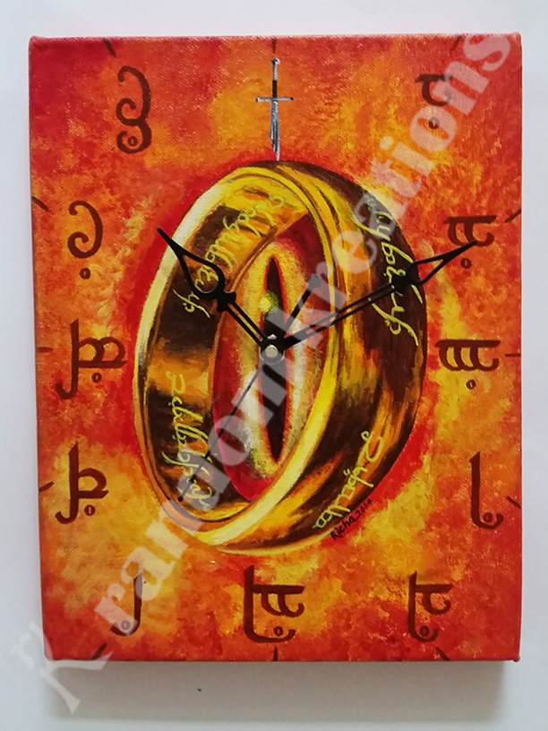 Lord of the Rings wall clock