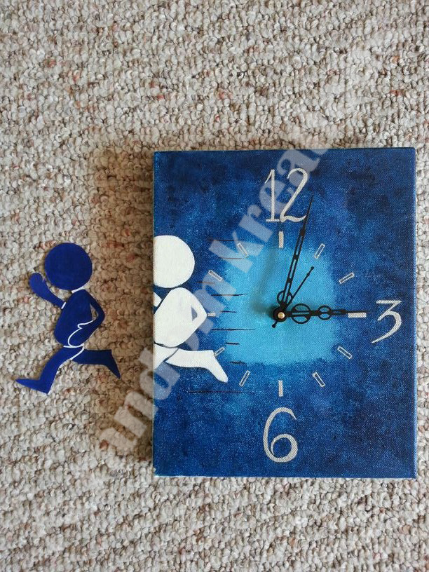 Running Man wall clock