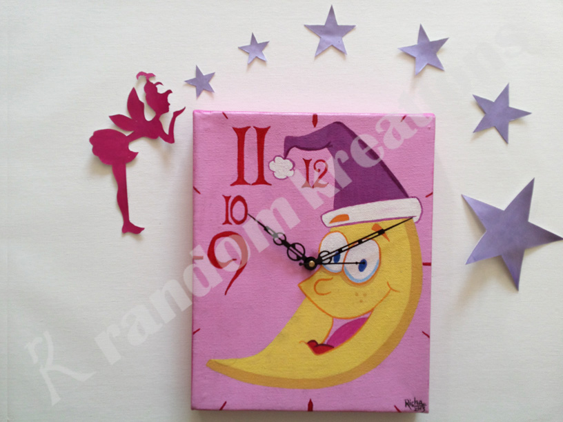 Sweet Dreams wall clock