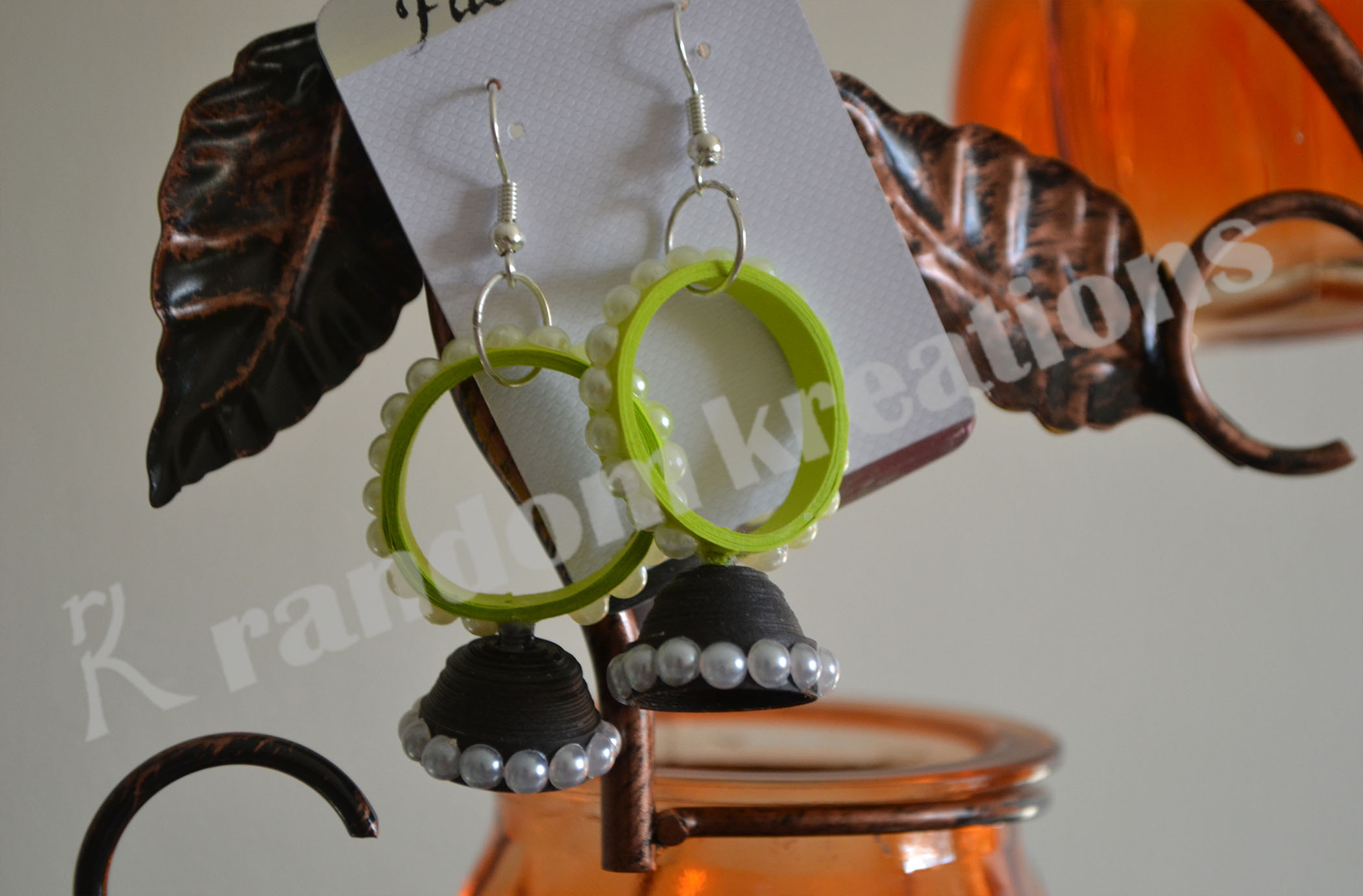 Handmade earrings design 5