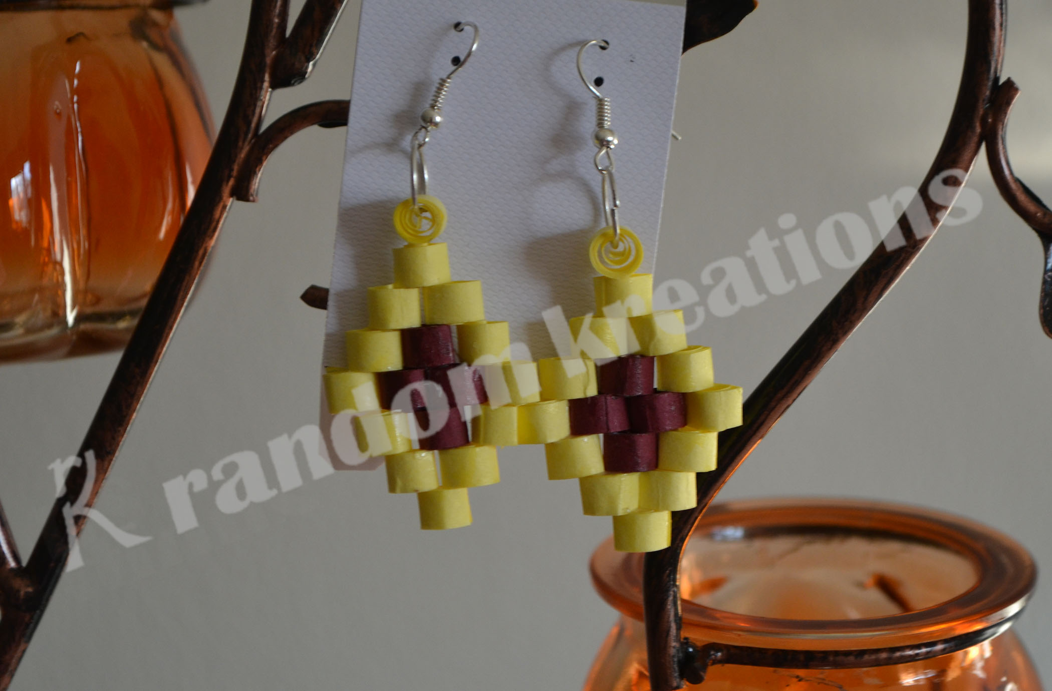 Handmade earrings design 9