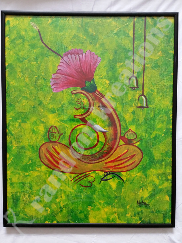 Lord Ganesha painting